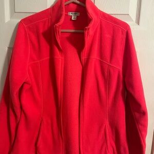 Old Navy Bright Orange Fleece Jacket